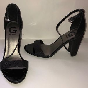 Black Chunky Heels by Guess